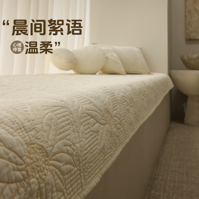 水洗棉飘窗垫窗台垫四季通用2026新款防滑防猫抓布艺阳台坐垫套罩,居家布艺,飘窗垫,淘宝优惠券,粉丝福利购,淘宝优惠卷