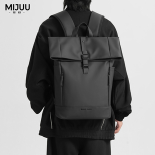觅旧潮牌高级感双肩包男休闲通勤电脑背包男士大容量旅行书包礼物