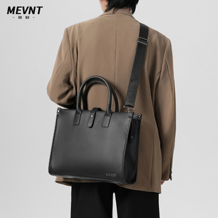 差公文包男士 通勤大容量电脑手提背包 包邮 觅旧单肩斜挎包男托特