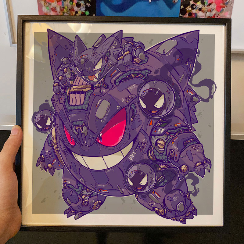 可达鸭太农泰潮款装饰画