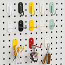 超市货架挂勾洞洞板配件方孔圆孔长孔专用挂钩五金配件工具置物架