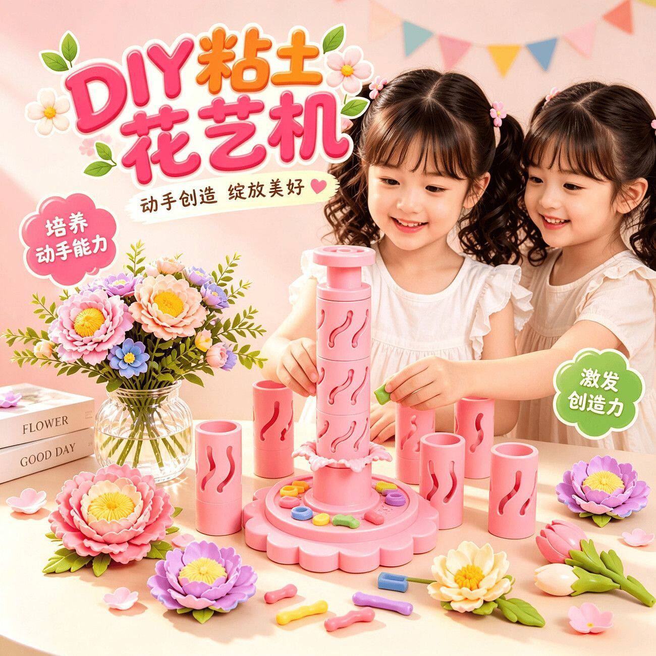 3d打印玩具挤压拉花橡皮