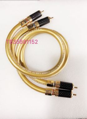 CARDAS/卡达斯莲花头无氧铜发烧级音响音频信号线双RAC莲花过机线