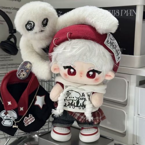 棉花娃娃衣20cm复古套装别惹小狗娃衣无属性卫衣