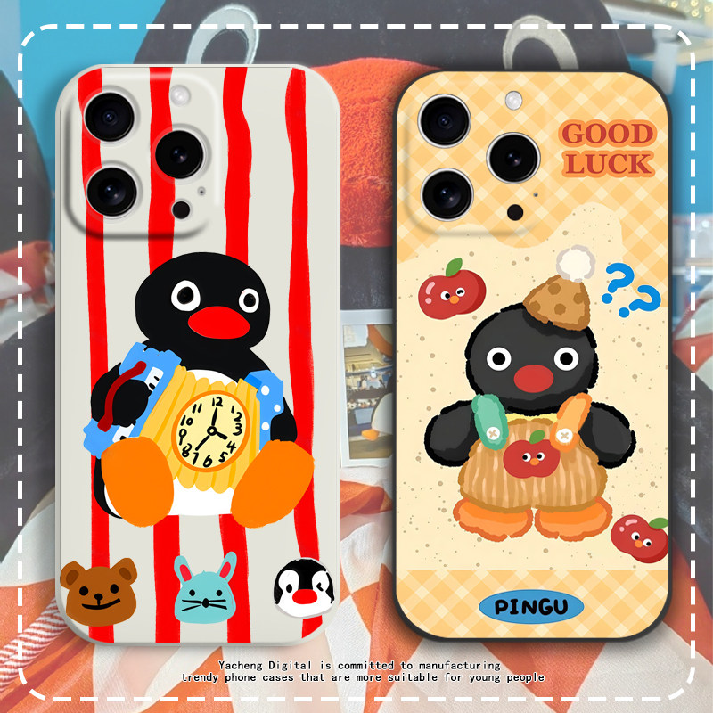 pingu企鹅手机壳可爱简约新款图片