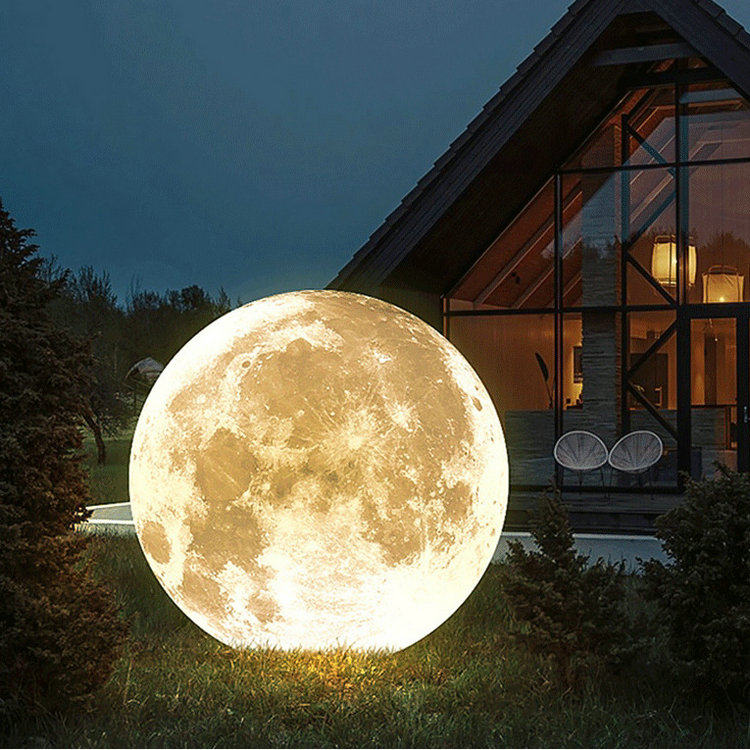 新源旺达月球灯太阳能月亮灯
