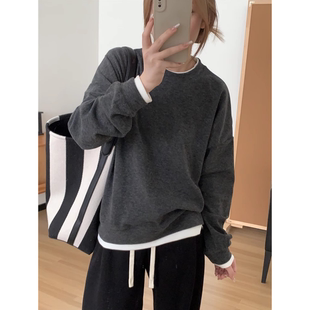 上衣 月子长袖 气质出圈 棉哺乳衣产后外出辣妈款