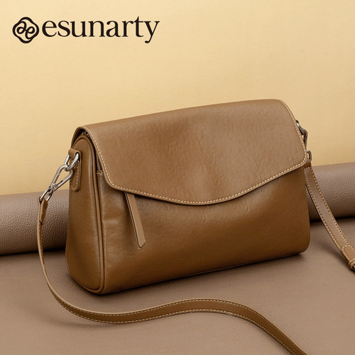 真皮女士包包2026新款头层牛皮软皮高级感简约女款斜挎包春夏季