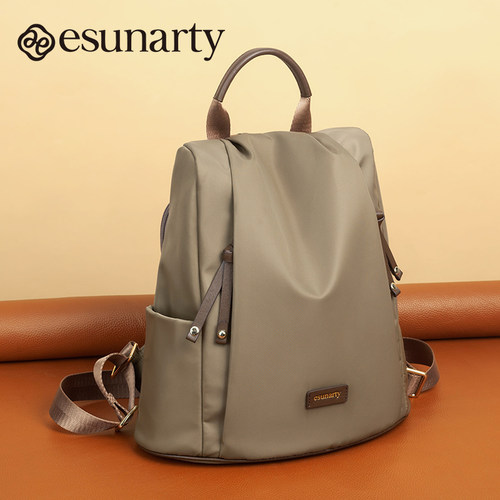 双肩包女士2026新款时尚高级感牛津布休闲旅行背包轻便女款包包