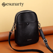 真皮斜挎包女士2026新款 手机包头层牛皮迷你小包高级感女款 单肩包