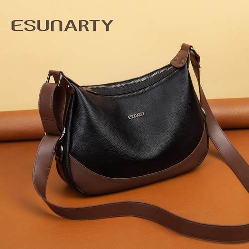 中年妈妈包通勤真皮女款斜挎包