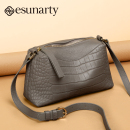 斜挎包包女士2026新款 通用 真皮头层软牛皮单肩中年妈妈包轻便四季