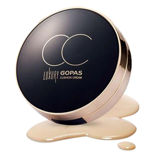 GOPAS/高柏诗奢华气垫CC霜遮瑕裸妆补水保湿持久不脱妆提亮肤色