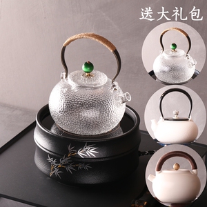 台湾莺歌烧电陶炉竹节静音小煮茶炉铁壶银壶专用烧水炉茶具无辐射