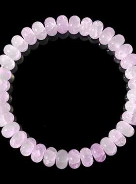 跨境爆款手链粉水晶跨境串珠串手工制作跨境珠光宝气粉色礼物手串