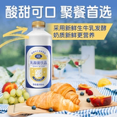 益益乳酸菌饮品950ml 欧洲进口菌种生牛乳发酵大瓶聚餐饮料分享