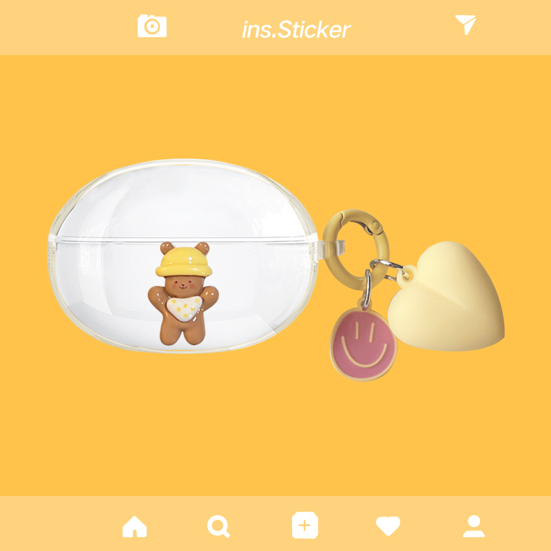 适用于Edifier漫步者Lolli Clip AI耳机保护套lolliclip耳夹式耳机壳lollipro se透明XC1防摔可爱卡通软壳套