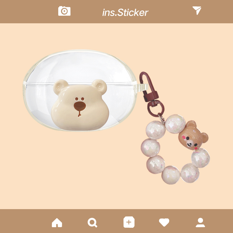 适用于Edifier漫步者Lolli Clip AI耳机保护套lolliclip耳夹式耳机壳lollipro se透明XC1防摔可爱卡通软壳套