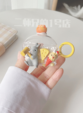 适用于莅莱LinkPods/halo/G11耳机保护套Linklike透明Halo可爱OW AIR耳机壳halo2卡通ins女ow air软壳套