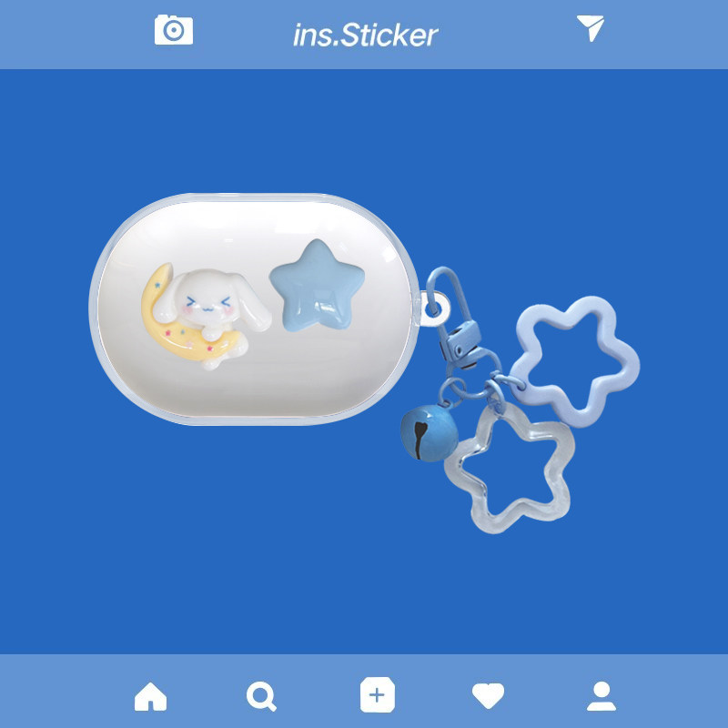 适用于Bose Quietcomfort新一代QC小鲨2代消噪耳塞耳机保护套Bose QC小鲨二代耳机壳透明可爱软壳套