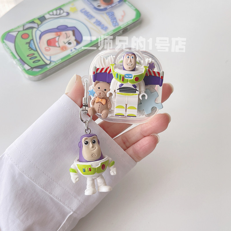 适用于索尼LinkBuds Fit蓝牙耳机保护套透明LinkBuds Open耳机保护壳WF-L910N透明WF-L910可爱卡通软壳套