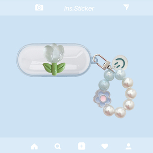 适用于SONY索尼wfc510耳机保护套索尼WF-C510耳机壳wfc500透明tpu防摔wfc710n入耳式WF-C710N保护套可爱软壳