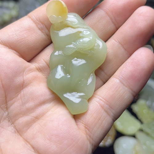 糖玉喜鹊吊坠