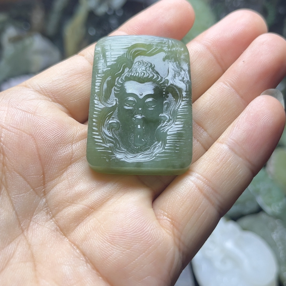 晴水悟道成佛挂件