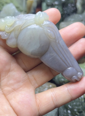 烟嘴带翠马上封侯手把