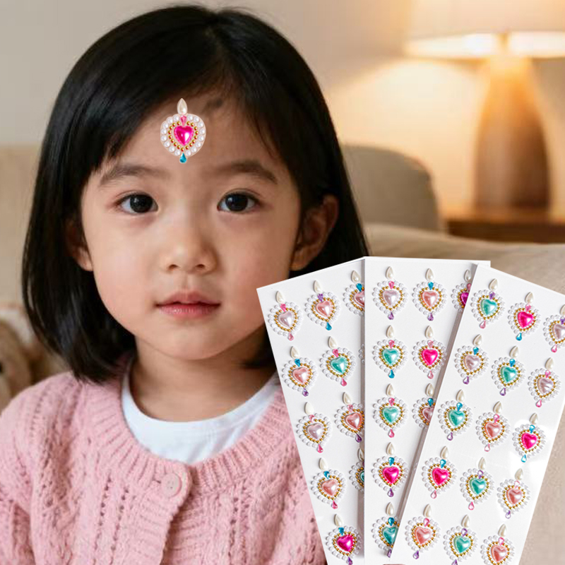 儿童额头彩绘贴纸3D立体