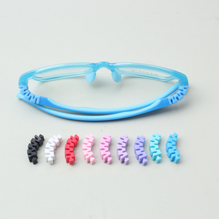 儿童卡式眼镜腿无螺丝卡扣式彩色可拆卸桩头铰链配件不是通用一对