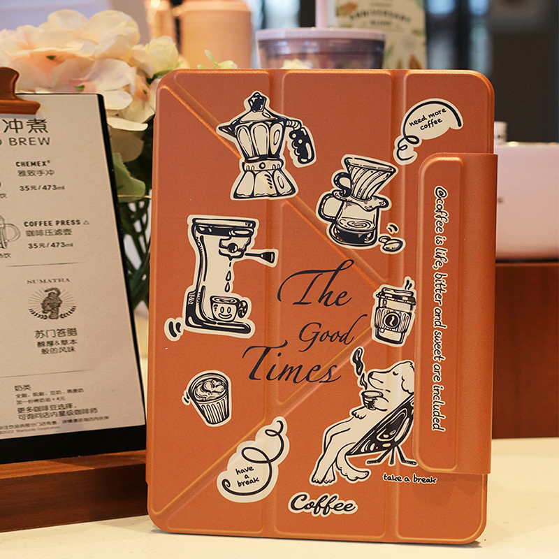 适用苹果平板壳ipad保护套保护壳3+y型折磁吸壳搭扣双面夹ipadair5/6保护套ipadpro11寸12.9无笔槽2024亚克力