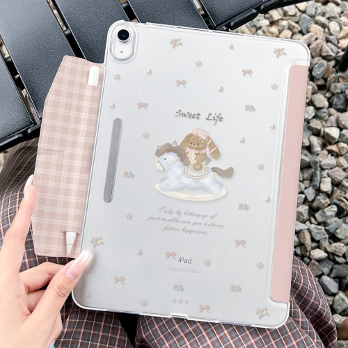 海贝ipad平板保护套笔袋搭扣防弯