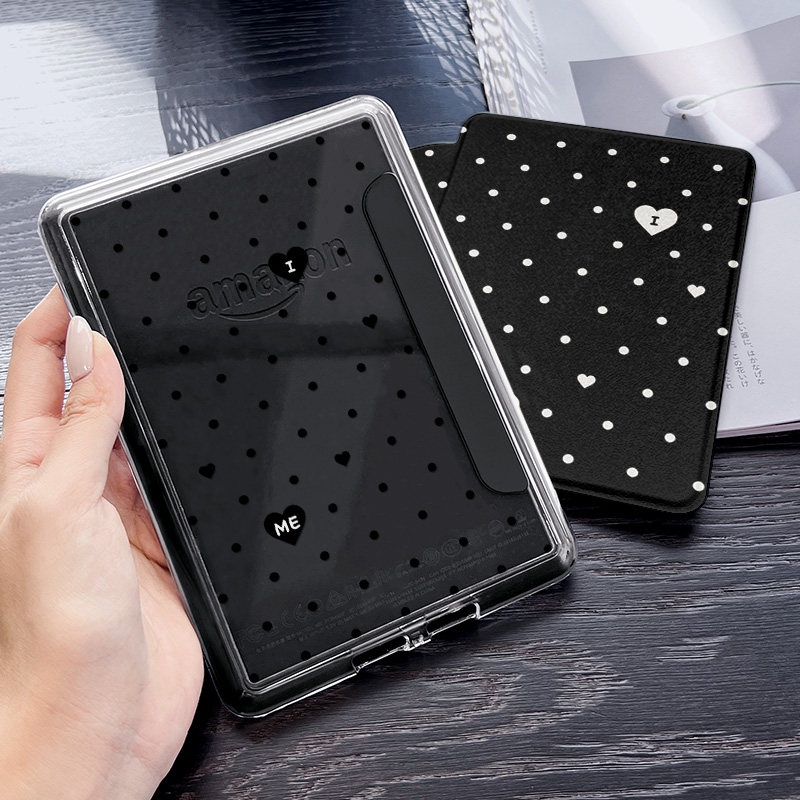亚克力透明壳适用kindle手持带款kpw4软壳可拆分带休眠青春版658防摔松紧带kpw123全包kindle