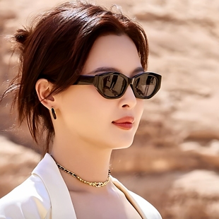 太阳眼镜防紫外线防晒LURE 高级感2026新款 辛芷蕾同款 猫眼墨镜女款