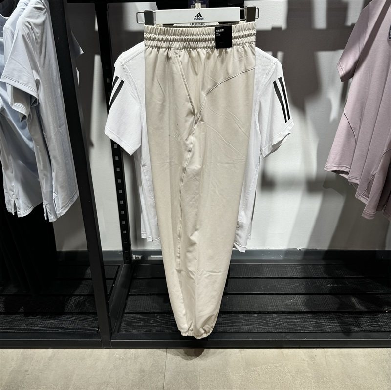 阿迪达斯休闲女透气运动长裤