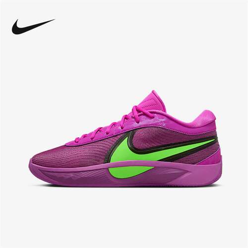 Nike耐克字母哥FREAK 6男子实战训练篮球鞋紫色运动鞋FJ7807-500