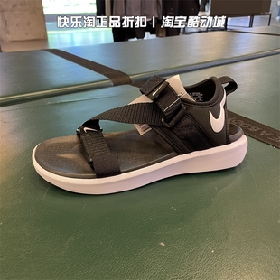 女DJ6607 NIKE耐克2023夏季 运动休闲魔术贴凉鞋 200 户外沙滩鞋 001