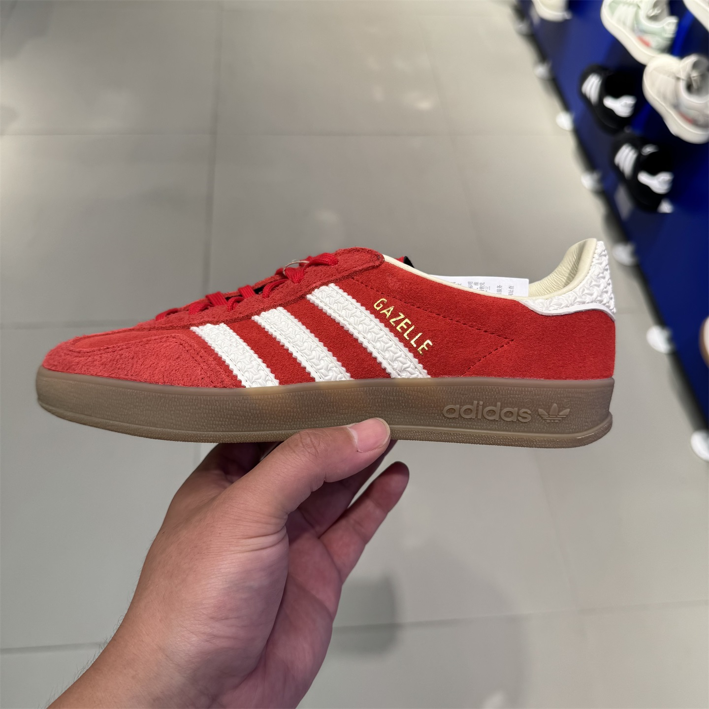阿迪达斯三叶草男女德训鞋2025秋GAZELLE INDOOR运动休闲鞋IF1808