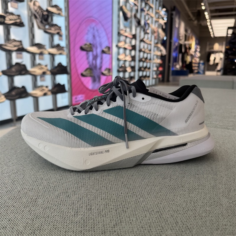 adidas阿迪达斯男鞋2025夏季ADIZERO BOSTON 13 竞训跑步鞋JR4791