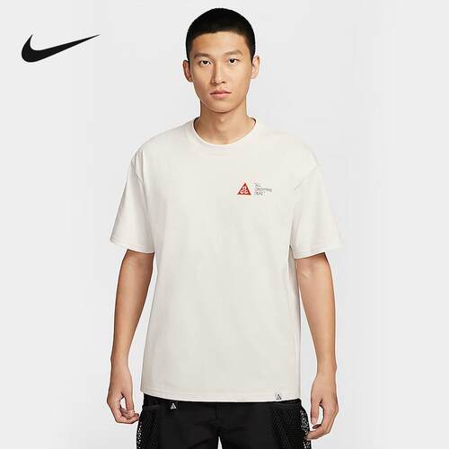 NIKE耐克短袖男25夏季ACG户外运动圆领透气印花半袖T恤HJ0801-030