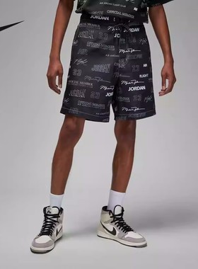 Nike耐克运动裤男子夏季JORDAN透气宽松训练五分裤梭织短裤DX9727