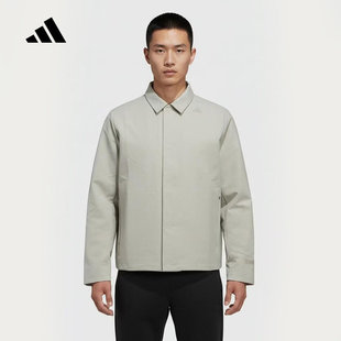 adidas阿迪达斯外套男2026春武宗系列梭织翻领夹克KG0840 KG0841