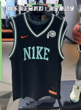 nike耐克无袖T恤男子夏季篮球速干休闲背心HF6136-010 HF6146-010