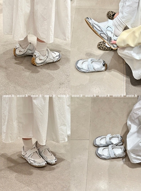 ooo.k / “静奢单品”！26ss 拼接网面魔术贴玛丽珍浅口休闲鞋 女