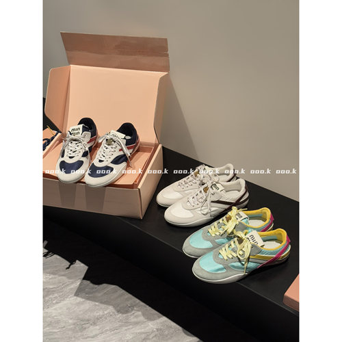 ooo.k / 新品 非你不可！ 25ss 拼色机能低帮休闲运动鞋 德训鞋女