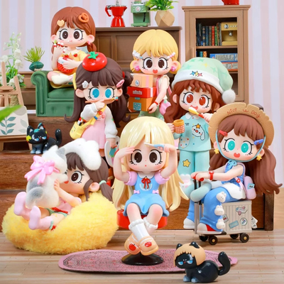 新品milay蜜啦少女盲盒三代慵懒时光系列潮玩手办摆件女生礼物可
