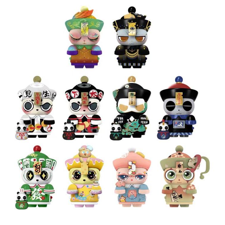 正版现货欧潘迪僵尸派对三代盲盒桌面潮玩摆件玩具手办公仔礼物男