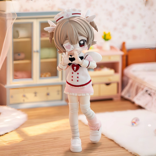 正版未启之扉小钥匙设定集可动人偶12分BJD盲盒手办娃娃潮玩礼物