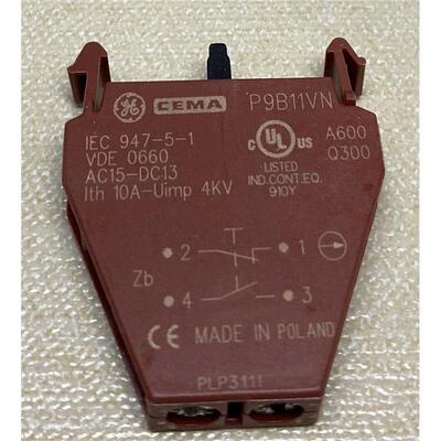 P9B11VN P9B10VN P9B01VN 美国通用电气 GE ge CEMA 按钮开关触点
